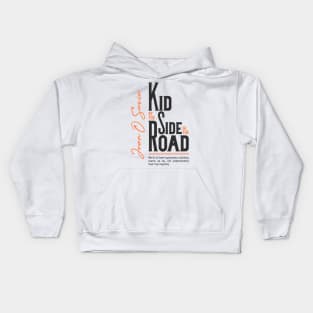 Kid by the Side of the Road Shirt White Kids Hoodie